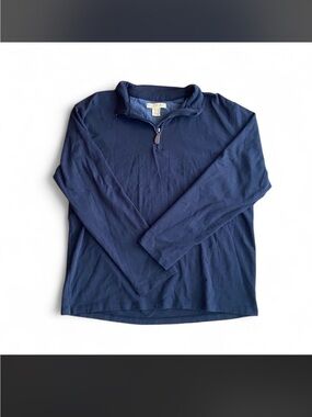 Elliot Mulryan Men's Navy Quarter-Zip Sweater - Classic Long Sleeve Pullover